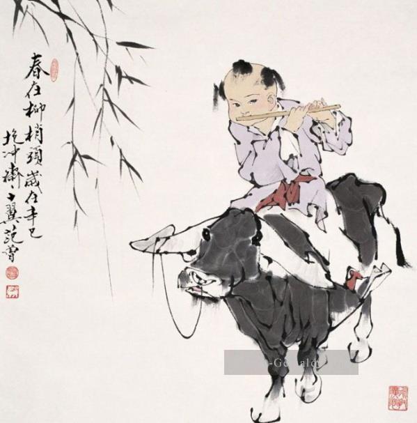 Fangzeng corydon Chinesische Malerei Ölgemälde